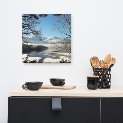Winter Lake Scene - Image 4