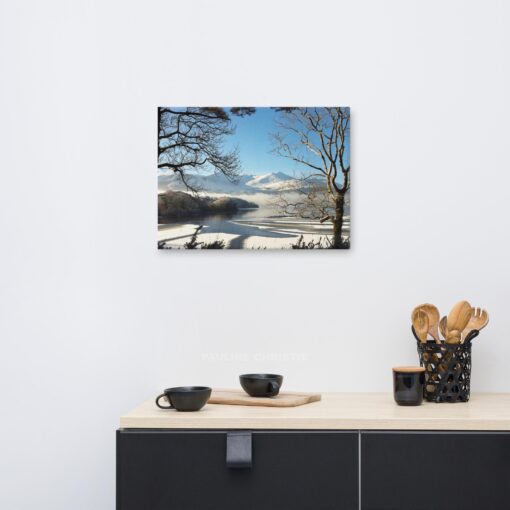 Winter Lake Scene - Image 6
